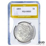 1890 Morgan Silver Dollar PGA MS63