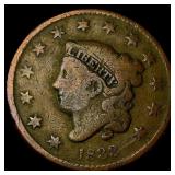 1833 Coronet Head Large Cent NICELY CIRCULATED
