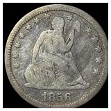 1856 Seated Liberty Quarter NICELY CIRCULATED
