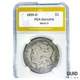 1899-O Morgan Silver Dollar PGA Genuine Micro O