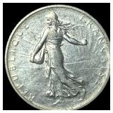 1915 France Silver 1 Franc