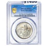 1925 Stone Mountain Half Dollar PCGS MS63