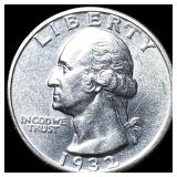 1932-S Silver Washington Quarter UNCIRCULATED