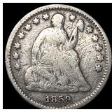 1859-O Silver Half Dime NICELY CIRCULATED