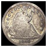1838 Seated Liberty Half Dime NICELY CIRCULATED