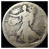 1918-S Silver Walking Liberty Half Dollar NICELY C