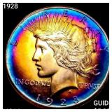 1928 Silver Peace Dollar CHOICE BU