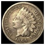 1864 Copper-Nickel Indian Head Cent NICELY CIRCULA
