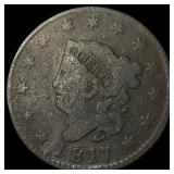 1817 Coronet Head Large Cent NICELY CIRCULATED