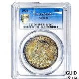 1936 Canada Silver Dollar PCGS