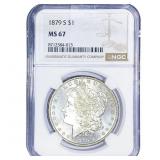 1879-S Morgan Silver Dollar NGC MS67