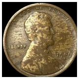 1909-S Lincoln Wheat Cent LIGHTLY CIRCULATED
