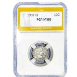 1903-O Barber Dime PGA MS65