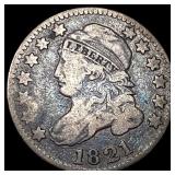 1821 Capped Bust Dime LIGHTLY CIRCULATED