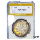 1899 Morgan Silver Dollar PGA MS65+