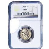 1960 Jefferson Nickel NGC PF68