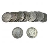 [20 Coins] 1897-1912 Barber Half Dollar