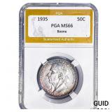 1935 Boone Half Dollar PGA MS66