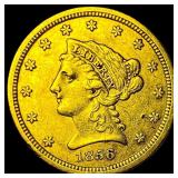 1856-S Gold $2.50 Liberty Head Quarter Eagle HIGH