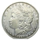 1893-O Morgan Silver Dollar