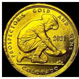 2021 24Kt Gold 0.10 Troy Oz Prospector