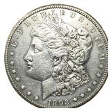 1893-CC Morgan Silver Dollar