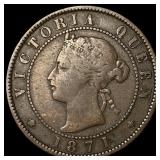 1871 Prince Edward Island One Cent NICELY CIRCULAT