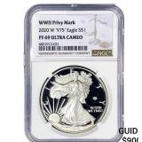 2020-W Silver Eagle NGC PF69 Ultra Cameo