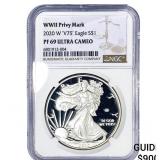 2020-W Silver Eagle NGC PF69 Ultra Cameo