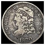 1830 Capped Bust Half Dime LIGHTLY CIRCULATED