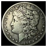 1896-S Silver Morgan Dollar LIGHTLY  CIRCULATED