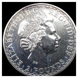2001 Silver 2 Pounds Britannia HIGH GRADE