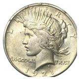 1921 Silver Peace Dollar