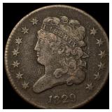 1829 Classic Head Half Cent LIGHTLY  CIRCULATED
