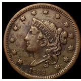 1838 Coronet Head Large Cent CLOSELY  UNCIRCULATE