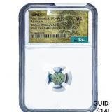 Judaea Alex Jannaeus 103-76 BC AE Prutah NGC VF
