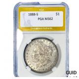 1888-S Morgan Silver Dollar PGA MS62