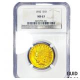 1932 $10 Gold Eagle NGC MS63