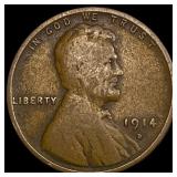 1914-D Lincoln Wheat Cent NICELY CIRCULATED