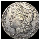 1890-CC Silver Morgan Dollar NEARLY UNCIRCULATED