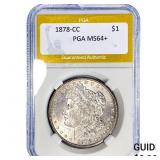 1878-CC Morgan Silver Dollar PGA MS64+