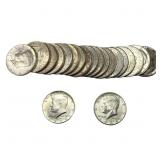 [20 Coins] 1964 Kennedy Half Dollar