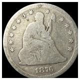 1876 Seated Liberty Quarter NICELY CIRCULATED