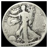 1921-S Silver Walking Liberty Half Dollar NICELY C