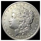 1891-CC Silver Morgan Dollar NEARLY  UNCIRCULATED