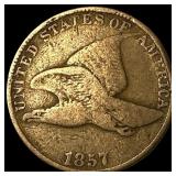 1857 Flying Eagle Cent LIGHTLY CIRCULATED