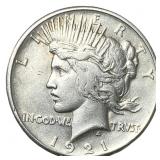 1921 Silver Peace Dollar