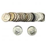 [20 Coins] 1964 Kennedy Half Dollar
