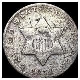 1871 Silver Three-Cent Piece NICELY CIRCULATED