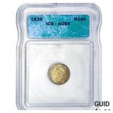 1835 Capped Bust Dime ICG AU50